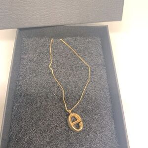 New Italy 14k solid yellow gold necklace